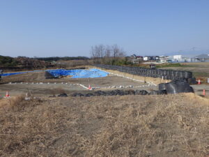 大規模特定河川築堤工事（2工区）施工前写真