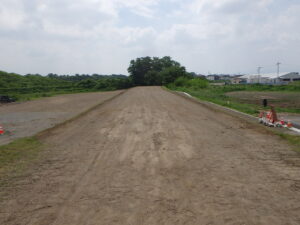 大規模特定河川築堤工事（2工区）完成写真