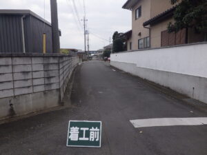 （老）宮子町地内舗装本復旧工事　工事写真